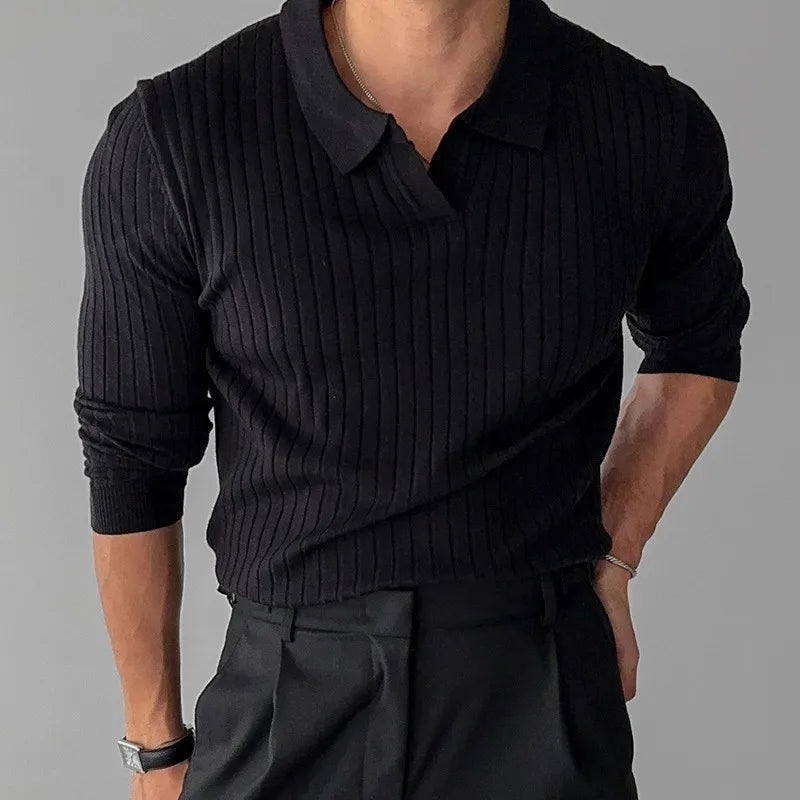 Auren Long-Sleeve Polo